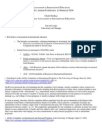Assessment in International Education Outline by Comp for NAFSA 2006