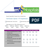 Formulir Umpan Balik Rawat Inap