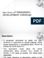 Lutfi Milenia Ramadan - 2b-EXERCISE-METHOD OF PARAGRAPH DEVELOPMENT PDF