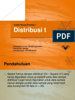 Distribusi T