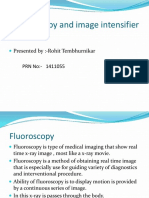 Fluoroscopy and Image Intensifier