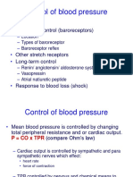 Control of Blood Pressure: Outline