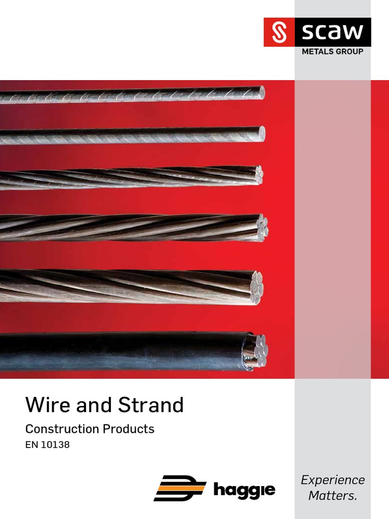 EN 10138 Wire & Strand Overview | PDF | Prestressed Concrete | Wire