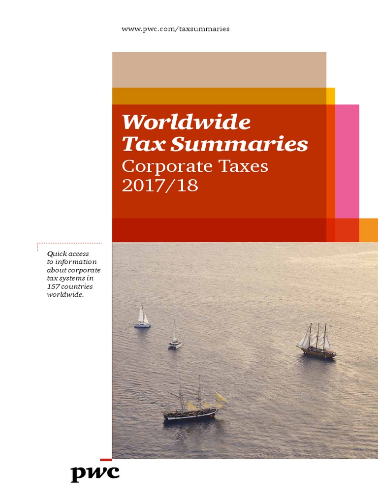 PWC Worldwide Tax Summaries Corporate Taxes 2017 18 PDF PDF