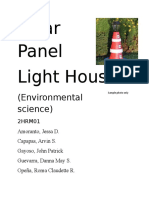 Solar Panel Light House: (Environmental Science)