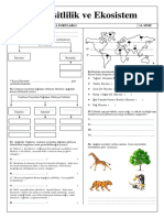 Biyoceşitlilik Ve Ekosistem Etkinlik PDF