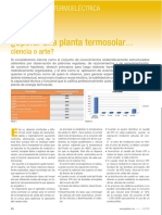 Operar Una Planta Termosolar Ciencia o Arte