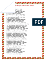 Los 40 Virreyes Del Peru PDF