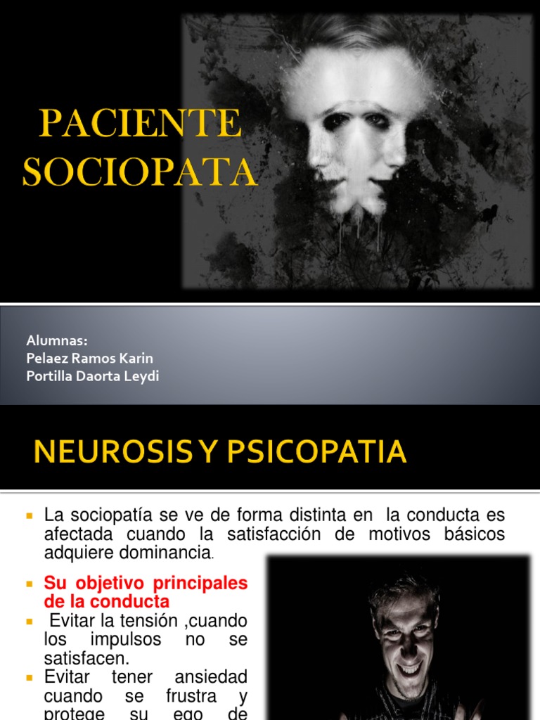 SOCIOPATA PDF Desorden de personalidad antisocial Comportamiento