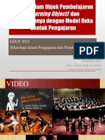 Media Dalam Objek Pembelajaran (Learning Object)