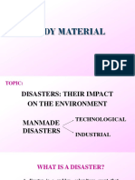 Study Material (PPT) - Disasters Manmade