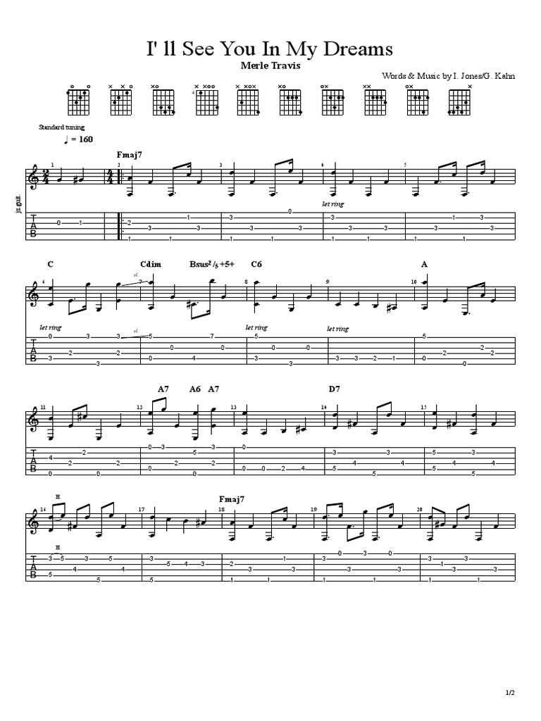 I' Ll See You in My Dreams_Merle Travis Guitar Family Instruments