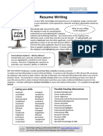 How To Write Resume PDF