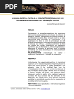 Precarização Do Trabalho Docente