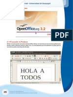 Modulo INF-1 Guia 1.3 Procesador de Palabras Open Office (1ro)