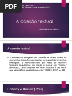 A Coesão Textual
