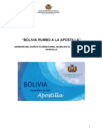 Bolivia Rumbo a La Apostilla