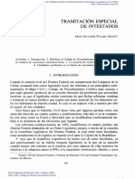 Tramitación Especial de Intestados PDF