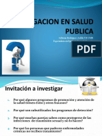 Investigacion en Salud Publica