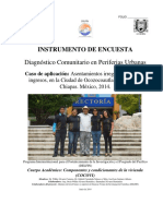 Instrumento de Encuesta: Diagnóstico Comunitario en Periferias Urbanas