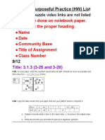 Chapter 3 HW Problems 1