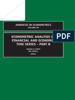 Econometric Analysis Time Series - Listinet PDF