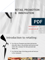 Retail Promotion & Innovation: Presented By-Dinesh Babu.R