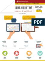 Planning Your Time: Conversation Cheat Sheet