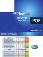 Inbound Mayo 2018 Reporte de Ventas y Activaciones