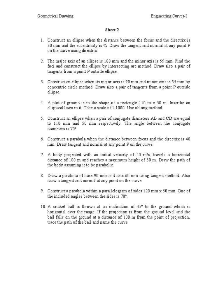 GD Sheet 2 | PDF
