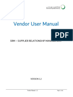 SRM - Vendor - User Manual - Enquiry and Quotation