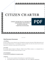 Citizen Charter E&amp T