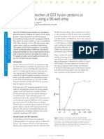 29049988 Quantitative Detection of GST Fusion Proteins in Bacterial Lysates Using a 96 Well Array From Life Science News Issue 1