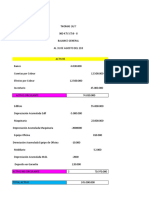 Análisis Financiero TALLER 1 Balance General PUNTO 1