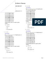 9-5 Complex Numbers and de Moivre - S Theorem