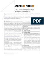 Proxmox Entity CLA PDF