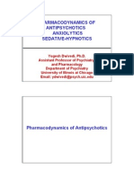 Pharmacodynamics of Antipsychotics Anxiolytics Sedative-Hypnotics