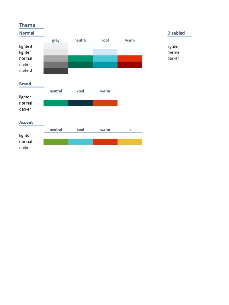 Color Theme and Brand Guide | PDF