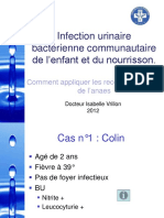 2012 Infection Urinaire Cas Cliniques