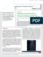 Atraumatic Acute Limb Ischemia: Clinical Presentation, Classification, Assessment and Management - A Review