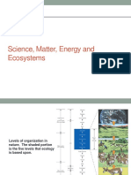 Science, Matter, Energy and Ecosystems