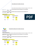 Conversion m3 en m3 (N)