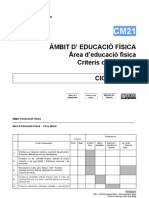 CM21 - Àmbit D'educació Física - Àrea D'educació Física - Criteris D'avaluació Del Cicle Mitjà