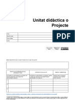 Unitat Didàctica - Projecte (Model 1)
