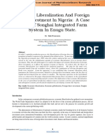 Economic Liberalization and Foreign Direct Investment in Nigeria.vol.2.No.1.002