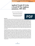 The Evangelical Trends of Awka Diocesan Synod of The Anglican Communions - Vol.2.no1.007