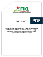 Fondasyon Je Klere (FJKL) - Rapport Nazaire & Fondation Jean Bertrand Aristide 6 Sept 2018