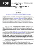 Download Research and Literature on U S  Students Abroad-A Bibliography With Abstracts 2001-2006 by Comp by David Comp SN3880662 doc pdf