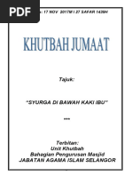 17.11.2017 (Rumi) Syurga Di Bawah Kaki Ibu