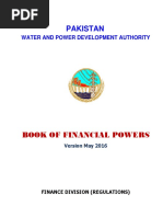 WAPDA Book of Financial Powers (May 2016)